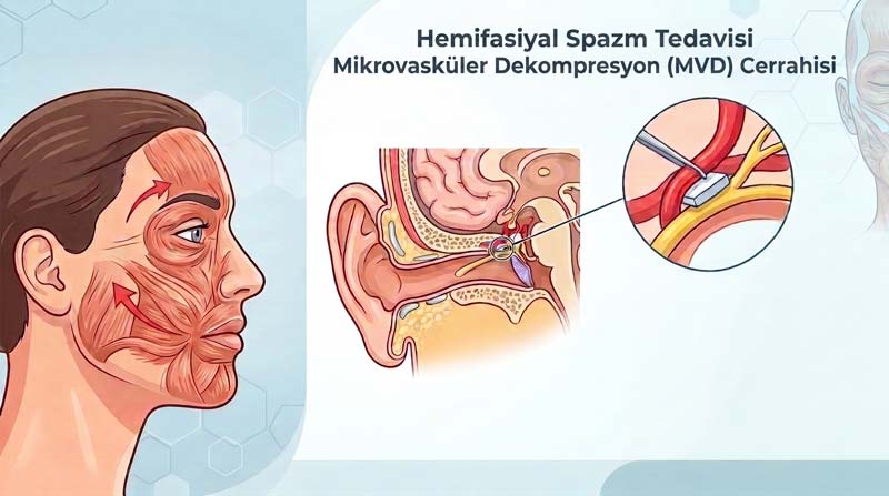 Hemifasiyal spazm tedavisinde mikrovasküler dekompresyon cerrahisi